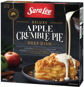 Sara+Lee+Deluxe+Apple+Crumble+Pie+or+Apple+Pie+800g