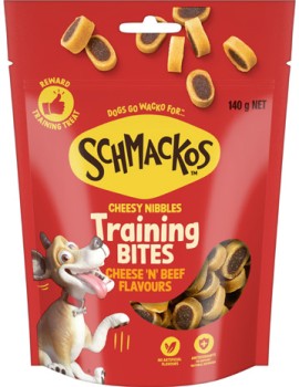 Schmackos+Training+Bites+or+Tasty+Bites+Dog+Treats+130%E2%80%91155g+Selected+Varieties