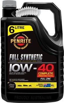 Penrite-Full-Synthetic-10W-40-6L on sale