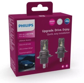 Philips+6000K+Ultinon+Access+2500+LED+Headlight+Globes