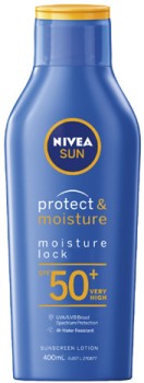 Nivea+Sun+Protect+%26amp%3B+Moisture+Sunscreen+SPF50%2B+400mL%5E