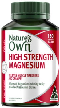 Nature%26%23039%3Bs+Own+High+Strength+Magnesium+Tablets+150+Pack