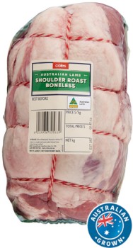 Coles+Australian+Lamb+Boneless+Shoulder+Roast