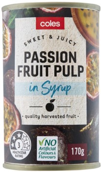 Coles+Passionfruit+Pulp+In+Syrup+170g