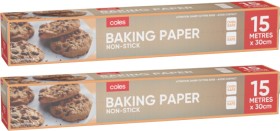 Coles+Non-Stick+Baking+Paper+15+Metres