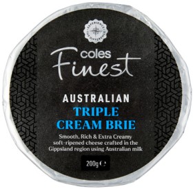 Coles+Finest+Australian+Triple+Cream+Brie+200g