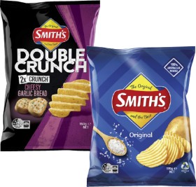 Smith%26%23039%3Bs+Crinkle+Cut+or+Double+Crunch+Potato+Chips+150g-170g