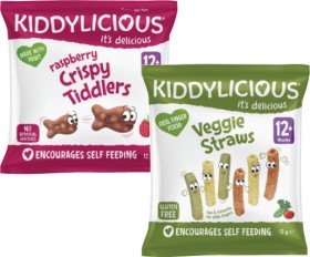 Kiddylicious+Veggie+Straws+or+Raspberry+Crispy+Tiddlers+12g