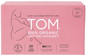 Tom+Organic+Incontinence+Long+Liners+20+Pack