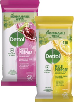 Dettol+Multipurpose+Wipes+110+Pack