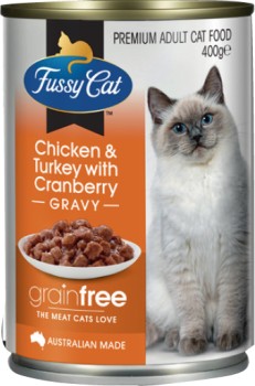 Fussy+Cat+Grain+Free+Wet+Cat+Food+400g+Selected+Varieties