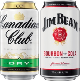 Canadian+Club+or+Jim+Beam+4.8%25+Varieties+10+Pack