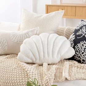 Boucle+Shell+Cushion+by+M.U.S.E.