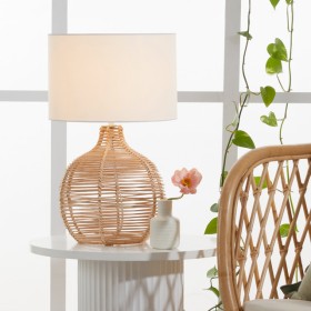 Douglas+50cm+Rattan+Table+Lamp+by+Habitat