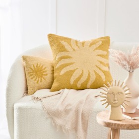 Helios+Sun+Embroidered+Square+Cushion+by+M.U.S.E.