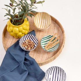 Salvador+Stripe+Bowl+by+Habitat