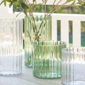 Lola+Moss+Green+Glass+Vase+by+Habitat