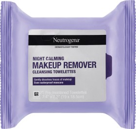 Neutrogena+Night+Calming+Make-Up+Remover+Cleansing+Towelettes+25+Pack