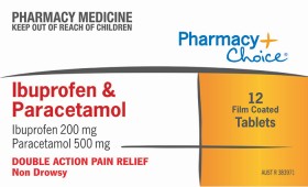 Pharmacy+Choice+Ibuprofen+%26amp%3B+Paracetamol+12+Tablets%5E