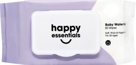 Happy+Essentials+Baby+Water+Wipes+80+Pack