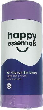 Happy+Essentials+Bin+Liners+Large+20+Pack