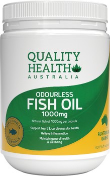 Quality+Health+Odourless+Fish+Oil+1000mg+400+Capsules%2A