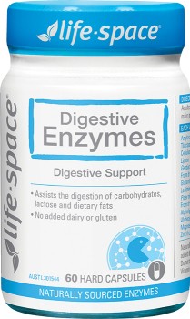 Life-Space+Probiotic+Digestive+Enzymes+60+Capsules%2A