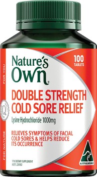 Nature%26rsquo%3Bs+Own+Double+Strength+Cold+Sore+Relief+100+Tablets%2A