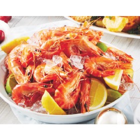 Fresh-Cooked-Australian-Tiger-Prawns on sale