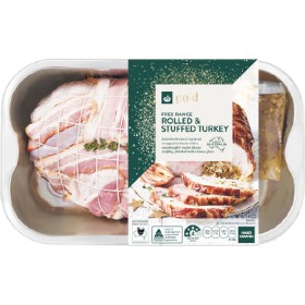 Woolworths+Gold+Free+Range+Rolled+Turkey+Roast+Wrapped+in+Bacon+with+Sourdough+%26amp%3B+Native+Thyme+Stuffing+%26ndash%3B+From+the+Meat+Dept