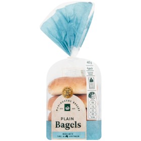 Woolworths+Bagels+400g+Pk+4