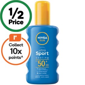 Nivea+Sun+Ultra+Sport+Cooling+SPF50%2B+Sunscreen+Spray+200ml%26dagger%3B