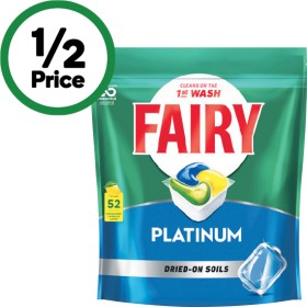 Fairy+Platinum+Dishwasher+Tablets+Pk+52