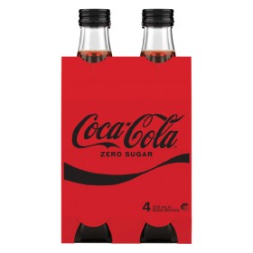 Coca-Cola+Classic+or+Zero+Sugar+Soft+Drink+Glass+Bottle+Varieties+4+x+330ml