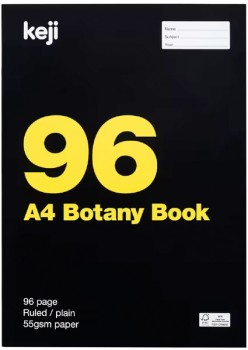 Keji+A4+96+Page+Botany+Book