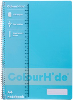 ColourHide+A4+120+Page+Spiral+Notebook