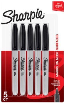 Sharpie+Fine+Permanent+Markers+5+Pack