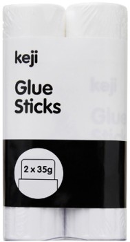 Keji+2+Pack+Glue+Sticks+35g