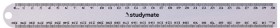 Studymate-Aluminium-Ruler-30cm-Silver on sale