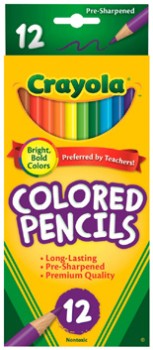 Crayola+12+Pack+Coloured+Pencils