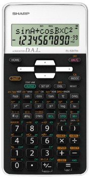 Sharp+EL-531THB-GR+Scientific+Calculator+-+White