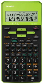 Sharp+EL-531THB-GR+Scientific+Calculator+-+Green