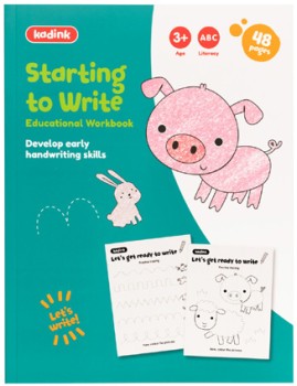 Kadink-48-Page-Workbook-Starting-to-Write on sale