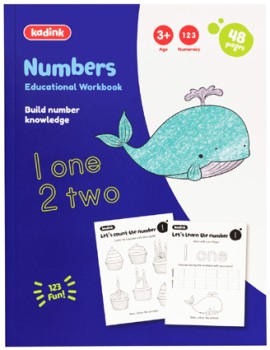 Kadink-48-Page-Workbook-Numbers on sale