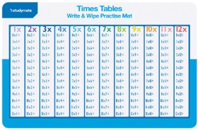 Studymate-Write-Wipe-Practise-Mat-Time-Table on sale