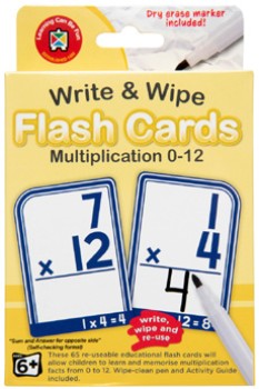 Learning+Can+Be+Fun+65+Pack+Flashcards+-+Multiplication