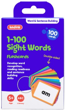 Kadink-100-Sight-Words-1-to-100 on sale