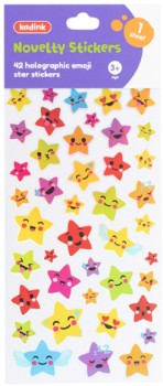 Kadink-Novelty-Stickers-Emoji-Star-Design on sale