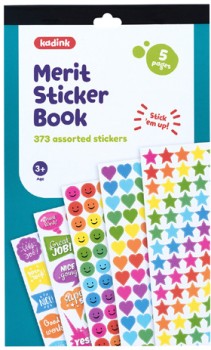 Kadink-Merit-Sticker-Book-Heart-Start-Emoji on sale