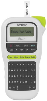 Brother-P-touch-Portable-Label-Maker-White on sale